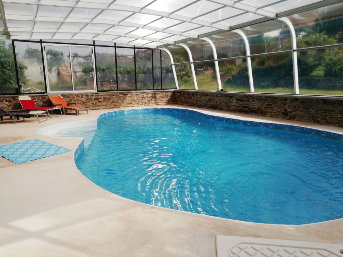 maison piscine privée proche de Rodez Cassagnes-Bégonhès Extérieur photo